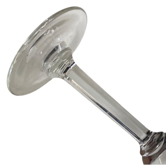 Set Of 3 Clear Glass Champagne Flutes Elegant Design - Picture 3 of 4